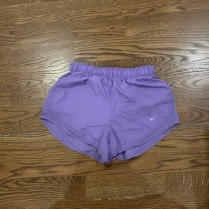 Purple Nike dri-fit shorts. Women’s size small. Great condition.